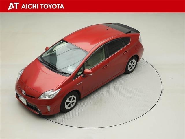 プリウス S Bモニタ- フルセグ地デジ AUX接続可 インテリキー デュアルエアバック エアB イモビライザー DVD再生可能 ワンオーナー車 ナビTV AUTOエアコン 横スベリ防止 アルミホイール ETC装備(10枚目)