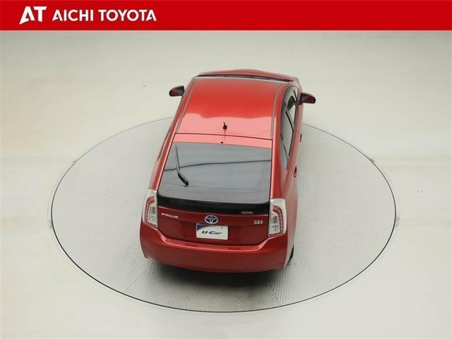 プリウス S Bモニタ- フルセグ地デジ AUX接続可 インテリキー デュアルエアバック エアB イモビライザー DVD再生可能 ワンオーナー車 ナビTV AUTOエアコン 横スベリ防止 アルミホイール ETC装備(13枚目)