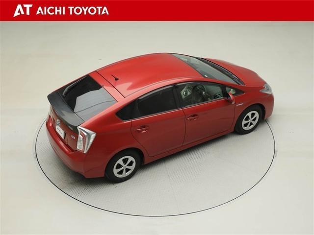 プリウス S Bモニタ- フルセグ地デジ AUX接続可 インテリキー デュアルエアバック エアB イモビライザー DVD再生可能 ワンオーナー車 ナビTV AUTOエアコン 横スベリ防止 アルミホイール ETC装備(14枚目)