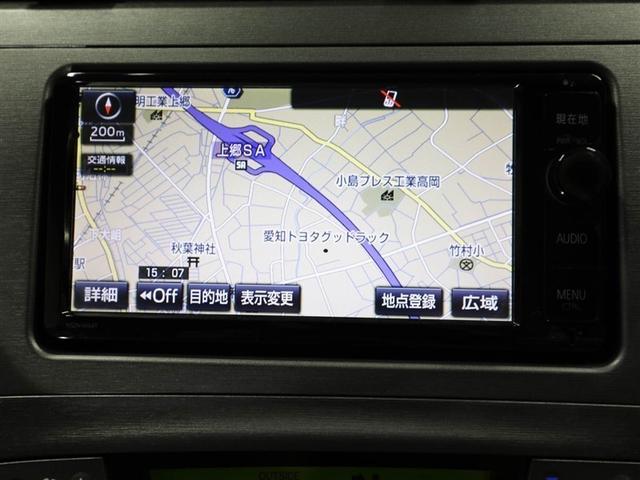 プリウス S Bモニタ- フルセグ地デジ AUX接続可 インテリキー デュアルエアバック エアB イモビライザー DVD再生可能 ワンオーナー車 ナビTV AUTOエアコン 横スベリ防止 アルミホイール ETC装備(22枚目)