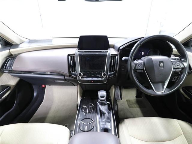 クラウンハイブリッド S Cパッケージ 衝突軽減B 盗難防止システム ワンオーナ エアバッグ クルコン Bカメラ LEDヘッドライト フルセグTV AC100V電源 スマートキー&プッシュスタート パワーシート メモリーナビゲーション(18枚目)