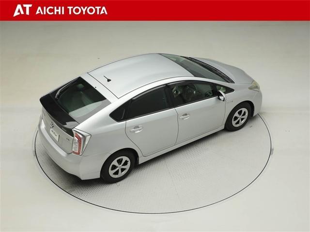 プリウス S Bモニタ- AUX接続可 インテリキー HDDナビゲーション デュアルエアバック エアB イモビライザー LEDライト DVD再生可能 ナビTV AUTOエアコン 横スベリ防止 アルミホイール ABS(14枚目)