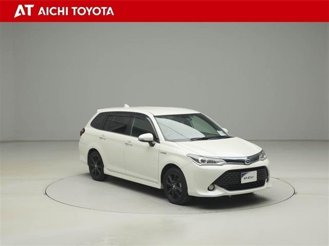 カローラフィールダー ハイブリッドＧ　ダブルバイビー　ＰＣＳ　インテリキー　横滑防止　ミュージックプレイヤー接続可　フルセグＴＶ　ＬＥＤヘッドライト　オートエアコン　ワンオーナー　ＥＴＣ　ＤＶＤ再生　アルミホイール　キーフリーシステム　サイドエアバッグ（8枚目）