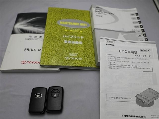 プリウスα Ｓ　インテリキー　ＡＵＴＯエアコン　サイドＳＲＳ　助手席エアバック　運転席エアバック　ＶＳＡ　Ｂカメ　ＡＵＸ　盗難防止システム　ＤＶＤ再生　ナビＴＶ　リモコンキー　ＡＢＳ　アルミホイール　パワーウィンド（27枚目）