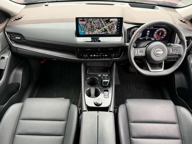 エクストレイル G e-4ORCE 4WD ・12.3インチメーカーナビ 1オーナー LEDヘッドランプ ナビTV スマートキー レーダークルーズ LKA キーフリー ETC 4WD アルミホイール メモリーナビ 記録簿 ドライブレコーダー バックカメラ サイドカメラ PS(4枚目)