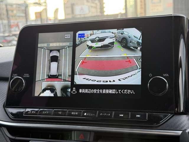 ノート 1.2 X メーカーナビ・全周囲カメラ・HDMI接続・Bl リアカメラ 衝突被害軽減ブレ-キ 全方位カメラ ETC付 LEDヘッドライト レーンアシスト インテリジェントキー ワンオーナー ドラレコ 整備記録簿 ワンセグTV TVナビ サイドカーテンエアバック(8枚目)