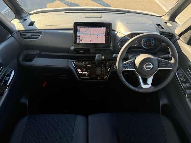 ルークス 660 ハイウェイスターX プロパイロット エディション 当社社用車UP・両側電動ドア・大画面ナビ(M 左右パワースライドドア アイドリング パノラマモニター 助手席エアバッグ 衝突軽減ブレーキ PW ナビ&TV 1セグ LEDヘッドライト LDW スマートキー ETC ワンオーナー車 バックカメラ(4枚目)