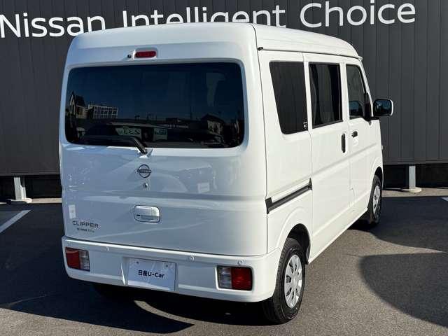 クリッパーバン ６６０　ＤＸ　ＧＬパッケージ　ハイルーフ　／当社社用車ＵＰ・シートヒーター・日産ナビ（　インテリジェントエマージェンシーブレーキ　ＬＥＤヘッドランプ　キーレス　パワーウィンドウ　レーンアシスト　ドラレコ　バックカメラ　ＥＴＣ　アイドリングストップ　パワステ　運転席エアバック　エアコン（3枚目）