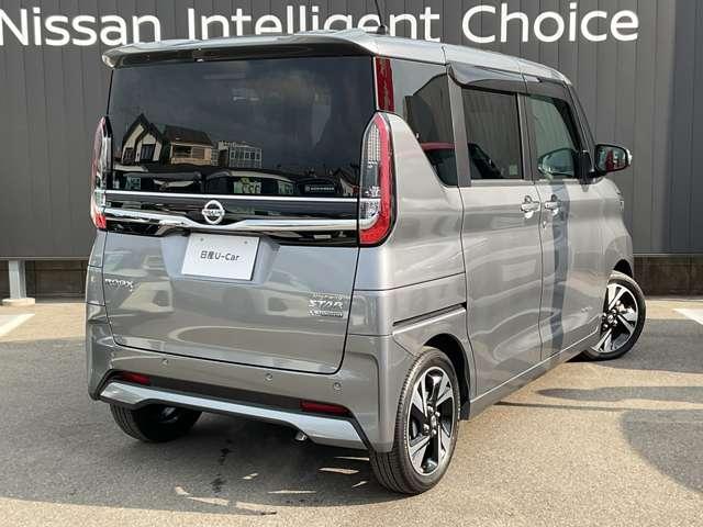 ルークス ６６０　ハイウェイスターＸ　プロパイロット　エディション　／両側電動ドア・全周囲カメラ・大画面ナビ（　左右パワースライドドア　アイドリング　パノラマモニター　助手席エアバッグ　衝突軽減ブレーキ　ＰＷ　ナビ＆ＴＶ　１セグ　ＬＥＤヘッドライト　ＬＤＷ　スマートキー　ＥＴＣ　ワンオーナー車　バックカメラ（3枚目）