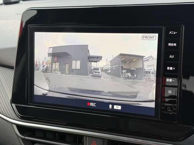 ノート １．２　Ｘ　／純正アルミ・全周囲カメラ・メモリーナビ（　リアカメラ　衝突被害軽減ブレ－キ　全方位カメラ　ＥＴＣ付　アルミ　ＬＥＤヘッドライト　レーンアシスト　インテリジェントキー　ワンオーナー　ドラレコ　整備記録簿　ワンセグＴＶ　ＴＶナビ　サイドカメラ（11枚目）