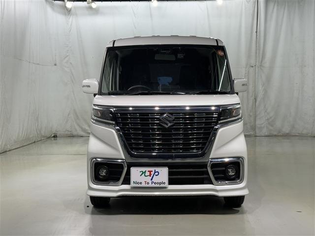 スペーシアカスタム ハイブリッドＸＳ　衝突被害軽減システム　メモリーナビ　フルセグ　バックカメラ　ＥＴＣ　ドラレコ　ＣＤ　ミュージックプレイヤー接続可　ＤＶＤ再生　ＬＥＤヘッドランプ　両側電動スライド　スマートキー　キーレス　ハイブリッド（4枚目）