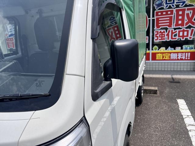 サンバートラック ＴＣ　５速ミッション　ハイルーフ　幌　エアコン　パワステ　エアバッグ　ＥＴＣ　キーレス　サイドバイザー　社外１２インチアルミ（46枚目）