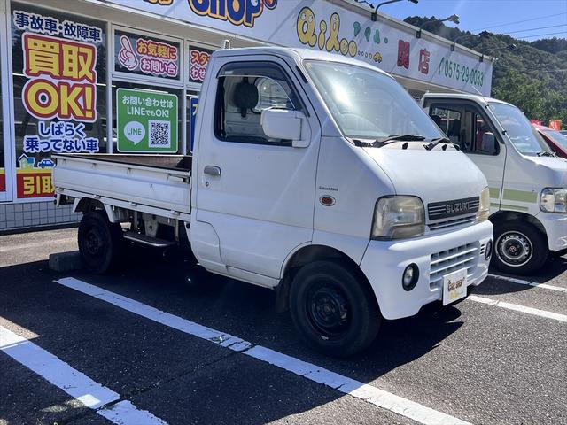 キャリイトラック ＫＵ　３方開　フロアオートマ　エアコン　１２インチ（8枚目）