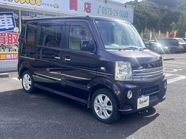 エブリイワゴン ＰＺターボスペシャル　ターボ　フルエアロ　両側パワースライドドア　ディスチャージヘッド　メッキグリル　インパネオートマ　オートステップ　電格ミラー　フォグ　キーレス　１４インチアルミ（8枚目）