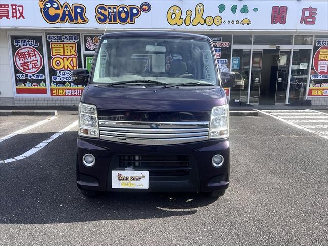 エブリイワゴン ＰＺターボスペシャル　ターボ　フルエアロ　両側パワースライドドア　ディスチャージヘッド　メッキグリル　インパネオートマ　オートステップ　電格ミラー　フォグ　キーレス　１４インチアルミ（9枚目）