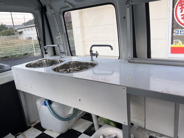 ハイゼットカーゴ スペシャル　ハイルーフ　両側スライドドア　２人乗り　エアバッグ　パワステ　エアコン　車内加工有り　キッチンカー？（37枚目）
