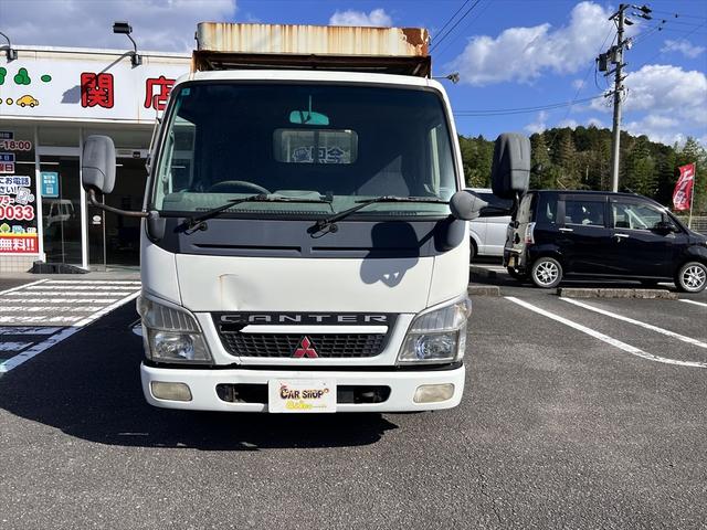 キャンター ロングDXターボ 5速ミッション ディーゼル エアバッグ エアコン パワステ パワーウィンドウ ABS 積載量:3000Kg 荷台内寸 長さ:435 幅:178(9枚目)