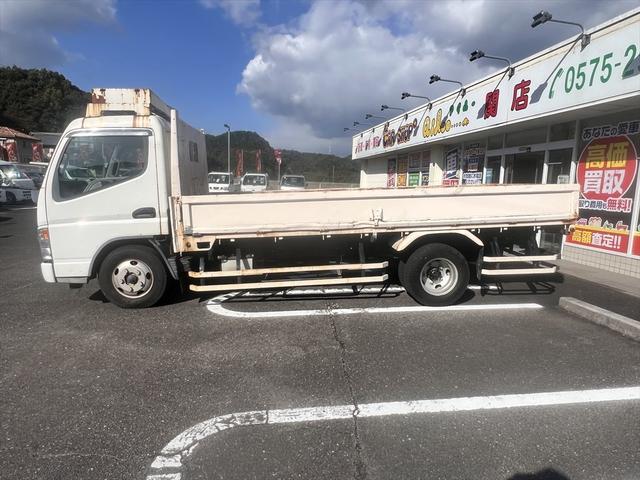 キャンター ロングDXターボ 5速ミッション ディーゼル エアバッグ エアコン パワステ パワーウィンドウ ABS 積載量:3000Kg 荷台内寸 長さ:435 幅:178(11枚目)