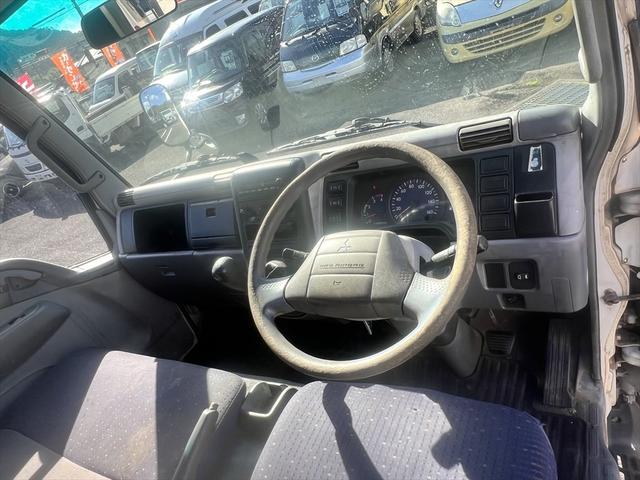 キャンター ロングDXターボ 5速ミッション ディーゼル エアバッグ エアコン パワステ パワーウィンドウ ABS 積載量:3000Kg 荷台内寸 長さ:435 幅:178(16枚目)