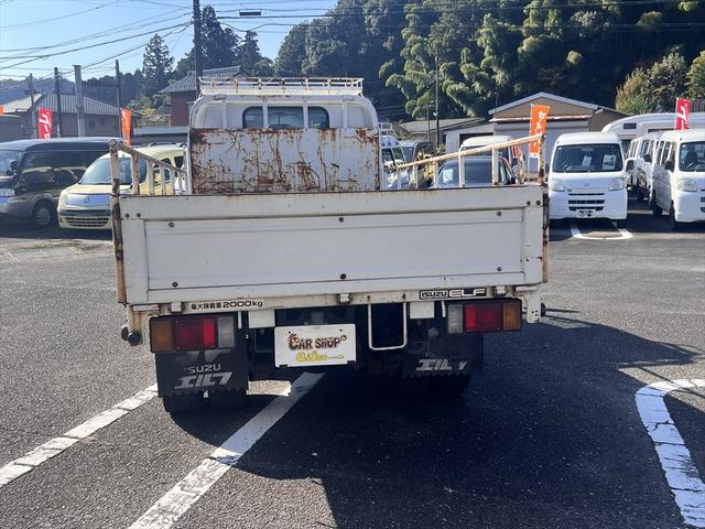 エルフトラック 高床　ディーゼル　エアバッグ　エアコン　パワステ　パワーウィンドウ　ＡＢＳ　積載量：２０００Ｋｇ　３人乗り　車庫証明用　長さ：４６８　幅：１６９　高さ：１９６　荷台寸法　長さ：３１８　幅：１６２（13枚目）