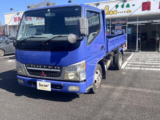 キャンター ダンプ　ダンプ　ディーゼル　５速ミッション　３人乗り　エアバッグ　エアコン　パワステ　パワーウィンドウ　積載量：１５００Ｋｇ　荷台寸法　長さ：３０８　幅：１６０（10枚目）