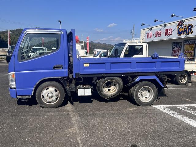 キャンター ダンプ　ダンプ　ディーゼル　５速ミッション　３人乗り　エアバッグ　エアコン　パワステ　パワーウィンドウ　積載量：１５００Ｋｇ　荷台寸法　長さ：３０８　幅：１６０（11枚目）