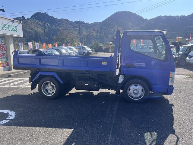 キャンター ダンプ　ダンプ　ディーゼル　５速ミッション　３人乗り　エアバッグ　エアコン　パワステ　パワーウィンドウ　積載量：１５００Ｋｇ　荷台寸法　長さ：３０８　幅：１６０（15枚目）