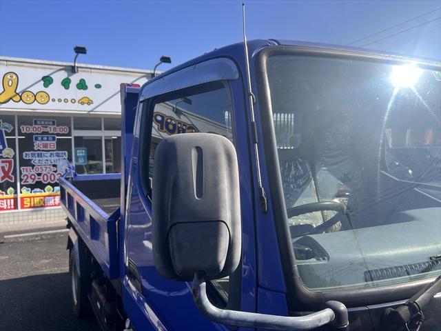 キャンター ダンプ　ダンプ　ディーゼル　５速ミッション　３人乗り　エアバッグ　エアコン　パワステ　パワーウィンドウ　積載量：１５００Ｋｇ　荷台寸法　長さ：３０８　幅：１６０（50枚目）