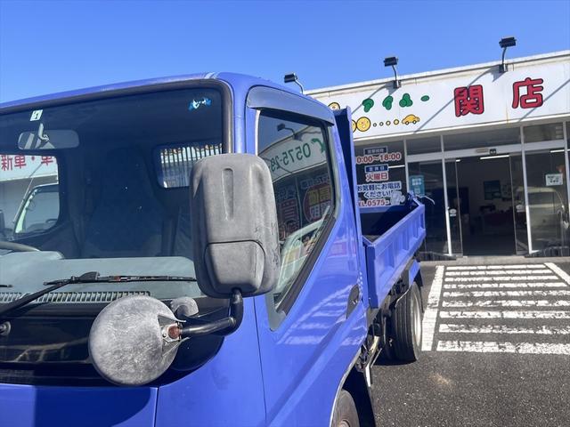 キャンター ダンプ　ダンプ　ディーゼル　５速ミッション　３人乗り　エアバッグ　エアコン　パワステ　パワーウィンドウ　積載量：１５００Ｋｇ　荷台寸法　長さ：３０８　幅：１６０（51枚目）