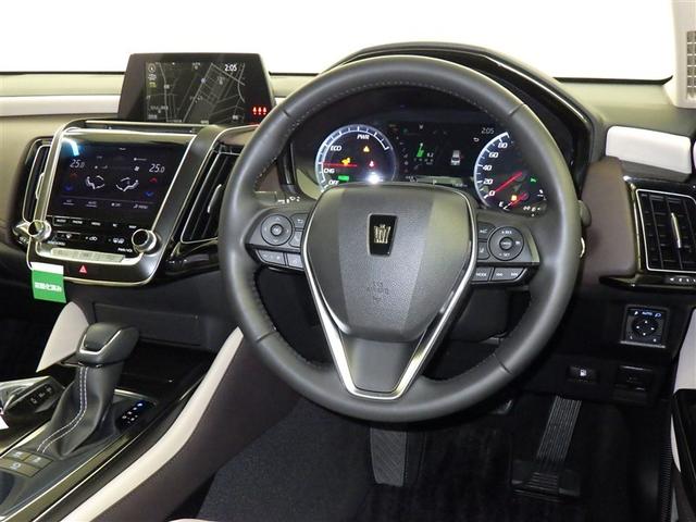 クラウンハイブリッド G 革シート フルセグ メモリーナビ DVD再生 ミュージックプレイヤー接続可 バックカメラ 衝突被害軽減システム ETC ドラレコ LEDヘッドランプ(8枚目)