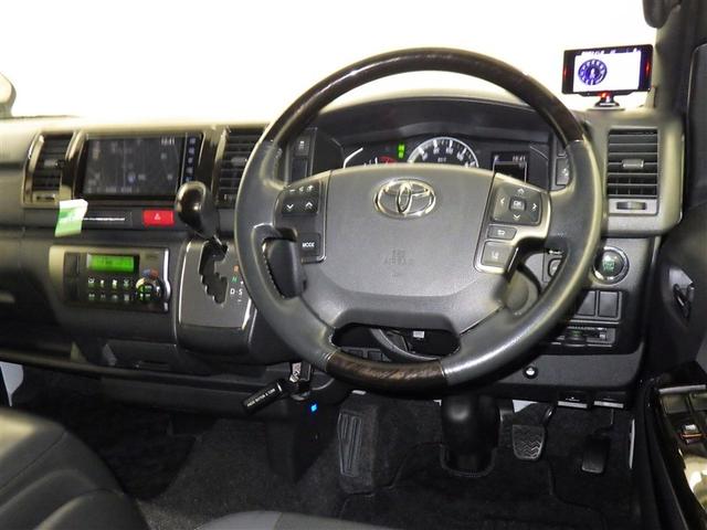 ハイエースバン スーパーＧＬ　ダークプライムＩＩ　フルセグ　メモリーナビ　ＤＶＤ再生　ミュージックプレイヤー接続可　バックカメラ　衝突被害軽減システム　ＥＴＣ　ドラレコ　ＬＥＤヘッドランプ　フルエアロ　ディーゼル（9枚目）