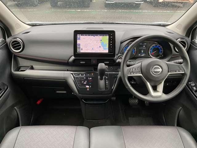 デイズ ６６０　ハイウェイスターＧターボ　９型ナビ　全方位カメラ　純正ドラレコ　ＥＴＣ　禁煙　車線逸脱　インテリジェントアラウンドビューモニター　ＬＥＤ　ナビＴＶ　記録簿　ドライブレコーダー　ＥＴＣ　スマートキー　エアバック　キーフリー　サイドカメラ　バックカメラ　パワーステアリング（4枚目）
