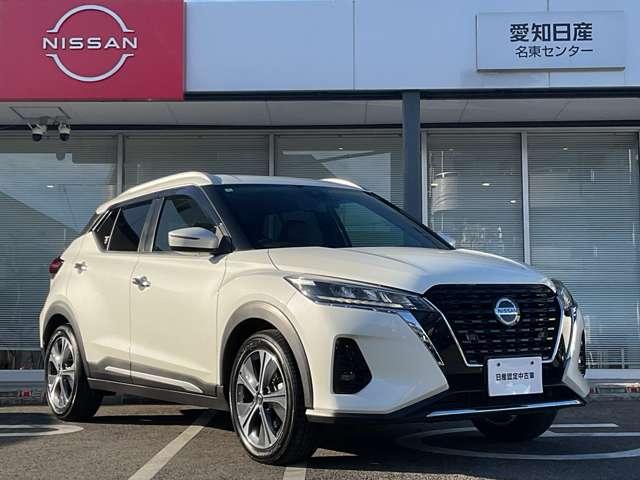 キックス １．２　Ｘ　（ｅ－ＰＯＷＥＲ）　プロパイロット　９型ナビ　バックカメラ　ナビ＆ＴＶ　ワンオ－ナ－車　追従クルコン　スマートキー　ＬＥＤヘッド　レーンアシスト　パワーステアリング　ドライブレコーダー　ＥＴＣ　整備記録簿有　メモリーナビ　サイドエアバッグ　アルミ　ＡＡＣ（2枚目）