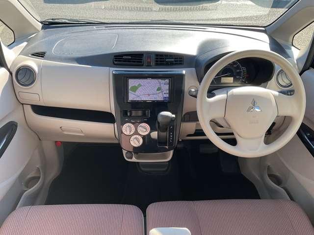 ｅＫワゴン ６６０　Ｅ　７型社外ナビ　バックカメラ　ＥＴＣ　ＷＡＢ　Ｂカメラ　ＰＳ　ナビＴＶ　ＰＷ　ワンセグ　メモリナビ　ＥＴＣ付き　キーレスキー　ＡＢＳ　ＡＣ　エアバック（7枚目）