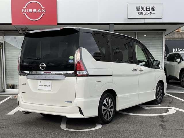 セレナ ２．０　ハイウェイスター　ＶセレクションＩＩ　９型ナビ　後席モニター　全方位カメラ　バックモニタ　全周囲モニタ　アイスト　Ｐアシスト　インテリキー　ＬＥＤライト　ＥＴＣ車載器　オートクルーズコントロール　サイドエアバッグ　記録簿　ドライブレコーダー　禁煙　アルミ　ＴＶナビ　エアバック（2枚目）