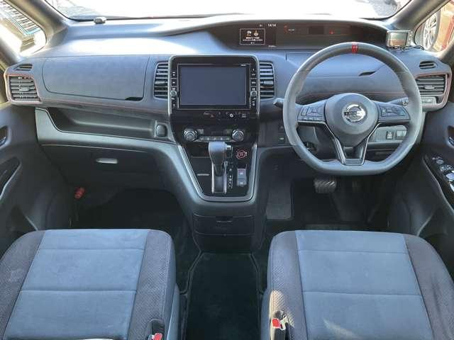 セレナ 2.0 NISMO 9型ナビ プロパイロット 全方位カメラ 全方位モニター ワンオーナー インテリキー 記録簿 追従クルーズ 両側ASD サイドエアバッグ パワーウィンドウ Bカメラ ABS ドラレコ Aストップ アルミ オートエアコン キーフリー ETC(5枚目)