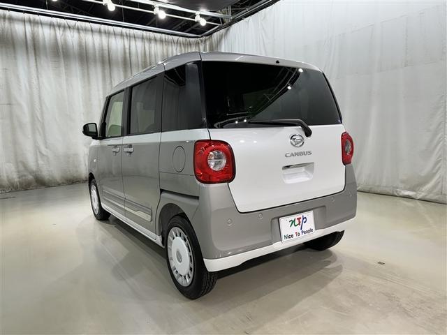 ムーヴキャンバス ストライプスＧ　衝突被害軽減システム　ＬＥＤヘッドランプ　両側電動スライド　ベンチシート　スマートキー　キーレス　アイドリングストップ（6枚目）