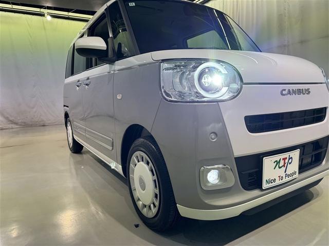 ムーヴキャンバス ストライプスＧ　衝突被害軽減システム　ＬＥＤヘッドランプ　両側電動スライド　ベンチシート　スマートキー　キーレス　アイドリングストップ（8枚目）