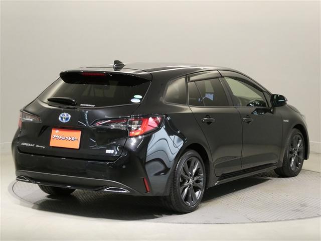 カローラツーリング ハイブリッド ダブルバイビー 衝突被害軽減システム メモリーナビ フルセグ バックカメラ ETC ミュージックプレイヤー接続可 オートクルーズコントロール LEDヘッドランプ スマートキー キーレス ハイブリッド ワンオーナー(3枚目)