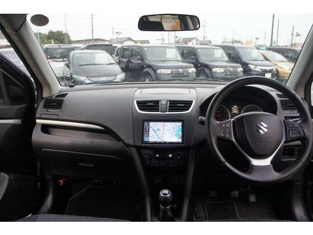 スイフト ＲＳ　禁煙　ナビＴＶ　スマキ―　５速ＭＴ　クルコン　ＥＴＣ　アルミ　サイドバイザー　保証付き（44枚目）