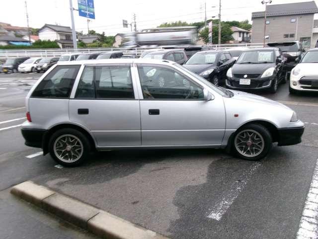 カルタス Ｇ　禁煙　ＣＤ　社外ハンドル　Ｆシート　ローダウン　ＡＷ（45枚目）