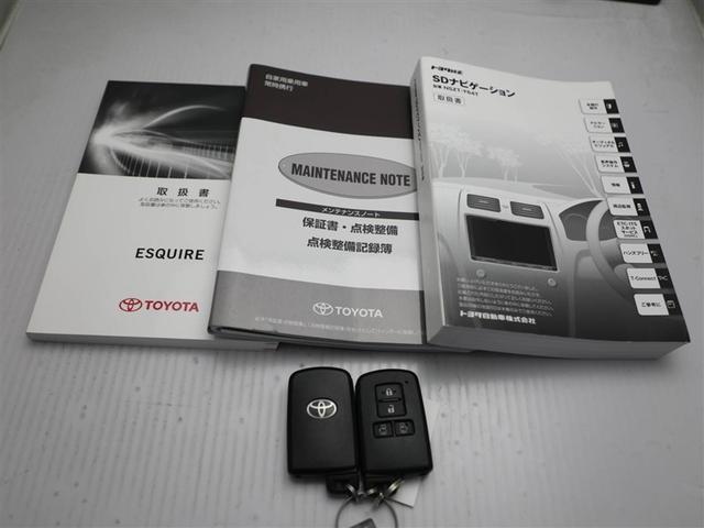 エスクァイア ハイブリッドGi Rカメラ AAC ナビ&TV リアエアコン 地デジ クルーズコントロール LEDライト キーレスエントリー スマートキー付 DVD再生可 エアバック 横滑防止装置 盗難防止システム ETC 3列シート(28枚目)