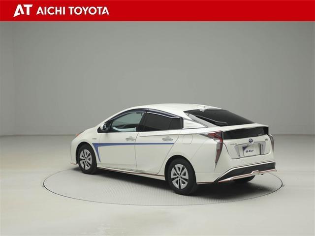 プリウス Ａ　エアロ付き　衝突軽減ブレーキシステム　Ｂモニタ　ＬＥＤヘッド　クルーズコントロール　セキュリティー　スマートキー　パワーステアリング　ＥＴＣ　１オーナー　アルミホイル　オートエアコン　ＳＲＳ　ＡＢＳ（4枚目）