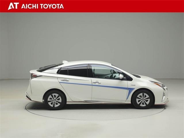 プリウス Ａ　エアロ付き　衝突軽減ブレーキシステム　Ｂモニタ　ＬＥＤヘッド　クルーズコントロール　セキュリティー　スマートキー　パワーステアリング　ＥＴＣ　１オーナー　アルミホイル　オートエアコン　ＳＲＳ　ＡＢＳ（7枚目）