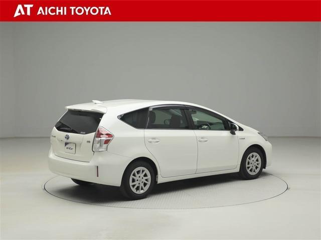 プリウスα Ｇ　Ｂモニタ　電動シート　盗難防止装置　ＡＵＸ　エアバッグ　ＡＢＳ　地デジＴＶ　オートクルーズコントロール　ＥＴＣ付　Ｗエアバック　ＴＶナビ　ＤＶＤ再生機能　キーフリーキー　フルオートエアコン　ＡＷ（6枚目）