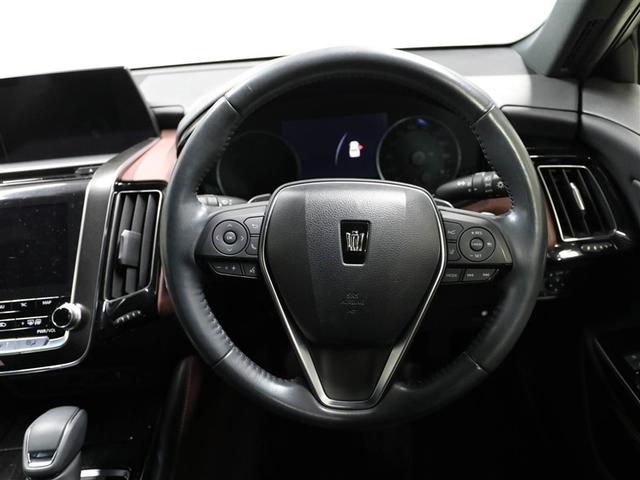 クラウンハイブリッド Ｇ　１オーナー　アルミ　ＬＥＤヘッド　キーフリー　横滑り防止機能　ＤＶＤ　ＥＴＣ　オートエアコン　ＡＵＸ　ＡＢＳ　メモリナビ　盗難防止装置　エアバッグ　オートクルーズコントロール　ナビＴＶ　リアカメラ（24枚目）