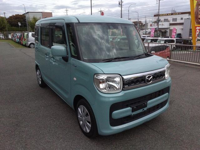 フレアワゴン ハイブリッドＸＳ　衝突被害軽減システム／先進装置スイッチ／前後ドラレコ／両側パワースライド／ＥＴＣ／プッシュスタート／ナビ／ラジオ／ＴＶ／Ｂｌｕｅｔｏｏｔｈ／ＣＤ／ＤＶＤ／シートヒーター／オートエアコン／ハイブリッド（3枚目）