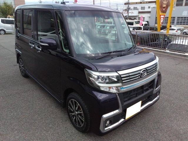 タント カスタムＸ　トップエディションＳＡＩＩ　衝突被害軽減装置／先進装置スイッチ／オートエアコン／オートライト／ナビ／ＴＶ／ラジオ／Ｂｌｕｅｔｏｏｔｈ／バックモニター／プッシュスタート／左側パワースライド／ＥＴＣ／ＬＥＤヘッドライト／オートマ（3枚目）