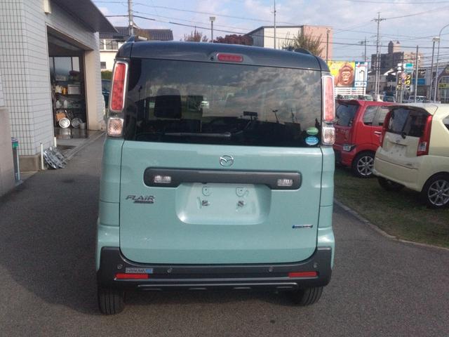 フレアワゴンタフスタイル ハイブリッドＸＴ　衝突被害軽減システム／先進装置スイッチ／ナビ／ＣＤ／ＤＶＤ／ＴＶ／Ｂｌｕｅｔｏｏｔｈ／ラジオ／オートライト／全方位バックモニター／両側パワスラ／ＬＥＤヘッドライト／前ドラレコ／ＥＴＣ／ハイブリッド（6枚目）