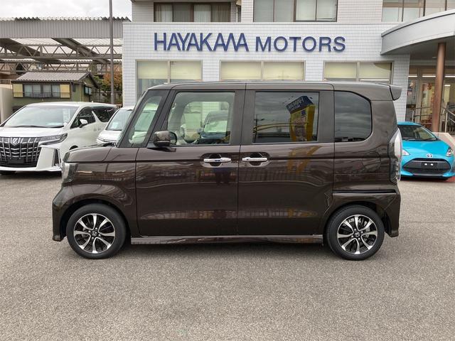 Ｎ－ＢＯＸカスタム Ｇ・Ｌホンダセンシング　衝突被害軽減システム　スマートエントリー　プッシュスタート　ステリモ　クルコン　オートライト　オートエアコン　片側電動スライド　ＬＥＤヘッド　バックモニター　後方ソナー　サイドエアバック　ＥＴＣ（8枚目）